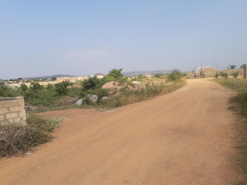 5 Plots of Titled Land for Sale Akuse Hydro City Aflok