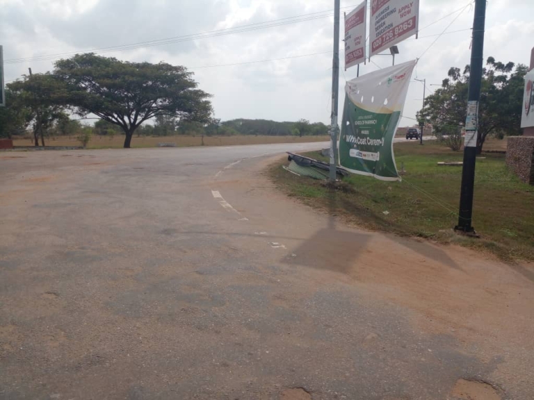 5 Plots of Titled Land for Sale Akuse Hydro City Aflok